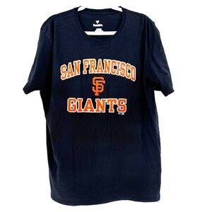 MLB San Francisco Giants Fanatics Shirt Men's XL Black Short Sleeve Baseball